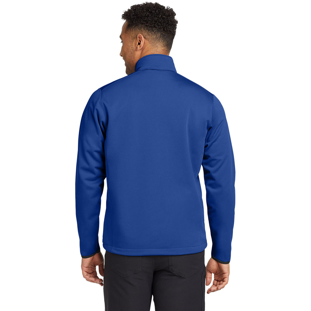 Eddie Bauer Men's Cobalt Blue Weather-Resist Softshell Jacket