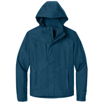 Eddie Bauer Men's Deep Sea Blue/Dark Adriatic Rain Jacket