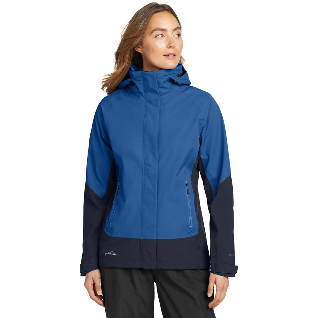 Eddie Bauer Women's Cobalt Blue/River Blue WeatherEdge Jacket