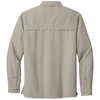 Eddie Bauer Men's Driftwood Beige L/S Performance Fishing Shirt