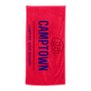 The Magnet Group Red Economy Beach Towel