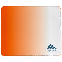 Pop Promos Orange Fade Vegan Leather Mousepad