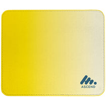 Pop Promos Yellow Fade Vegan Leather Mousepad