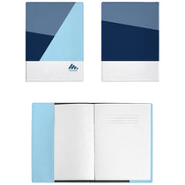 Pop Promos Light Blue Tones Vegan Leather Notebook