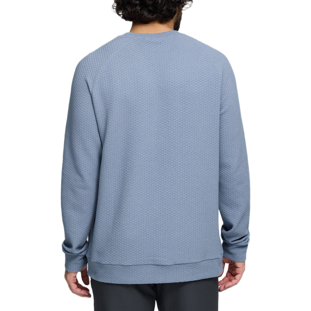 UNRL Men's Storm Blue Elevation Crewneck
