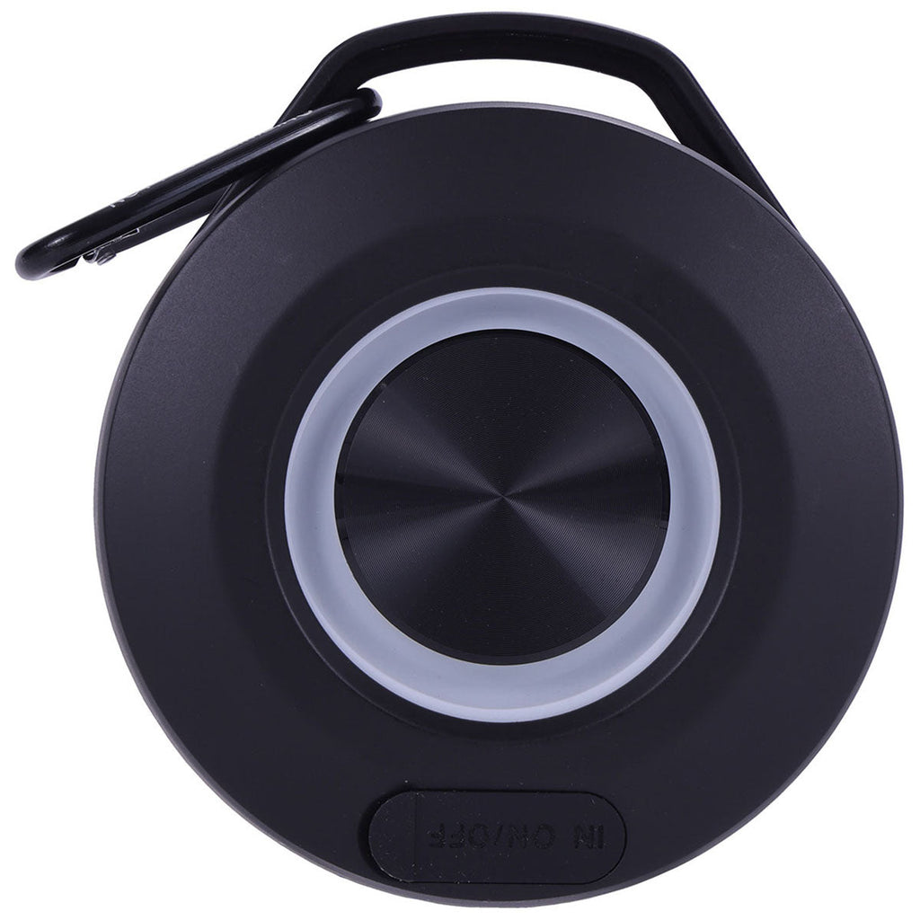 Ariel Premium Black Lyric IPX5 Waterproof Wireless Speaker with Carabiner