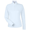 Fairway & Greene Women's Dream/White Wells Quarter-Zip Tech Pullover