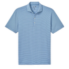Johnnie-O Men's Kona Lake Lyndonn Striped Jersey Performance Polo