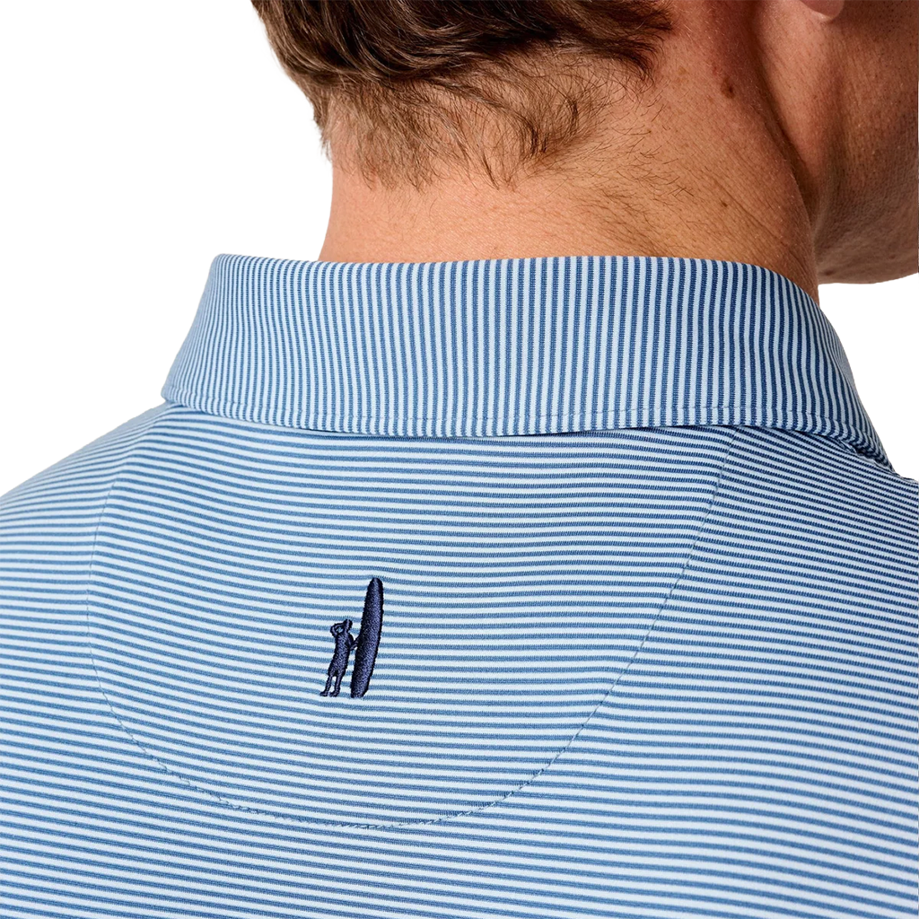 Johnnie-O Men's Kona Lake Lyndonn Striped Jersey Performance Polo