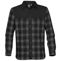 Stormtech Men's Carbon Plaid Logan Thermal Long Sleeve Shirt