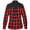 Stormtech Women's Black/Red Plaid Logan Thermal Long Sleeve Shirt