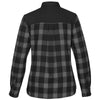 Stormtech Women's Carbon Plaid Logan Thermal Long Sleeve Shirt