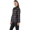 Stormtech Women's Carbon Plaid Logan Thermal Long Sleeve Shirt