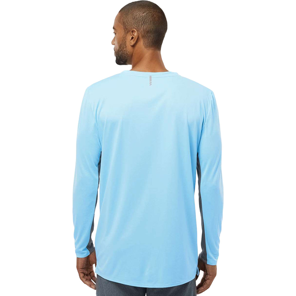 Oakley Men's Carolina Blue Team Issue Hydrolix Long Sleeve T-Shirt