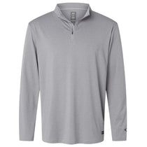 Oakley Men's New Granite Heather Team Issue Podium Quarter-Zip Pullover