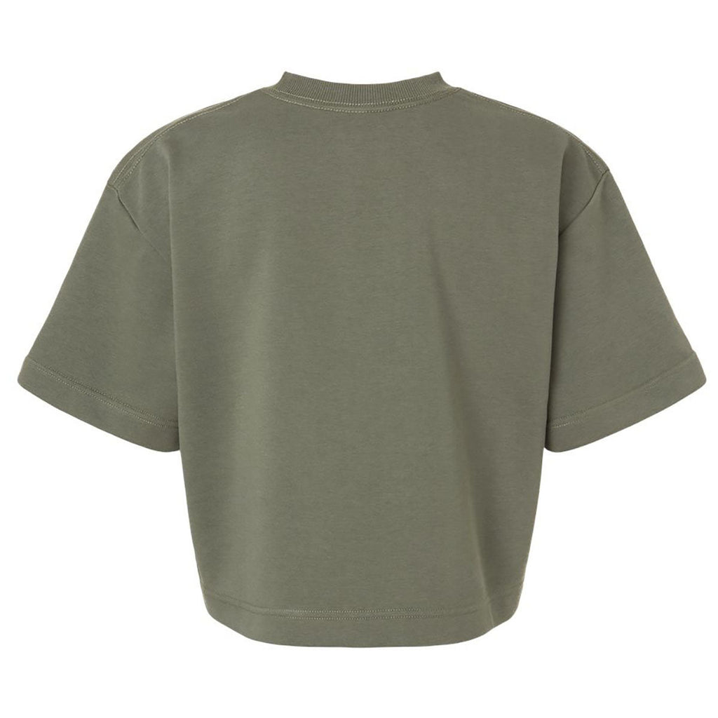 American Apparel Women's Lieutenant French Terry Mid-Length Boxy Top