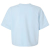 American Apparel Women's Powder Blue French Terry Mid-Length Boxy Top