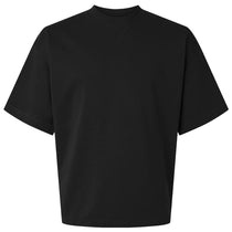 American Apparel Unisex Black French Terry Ex Crew Top
