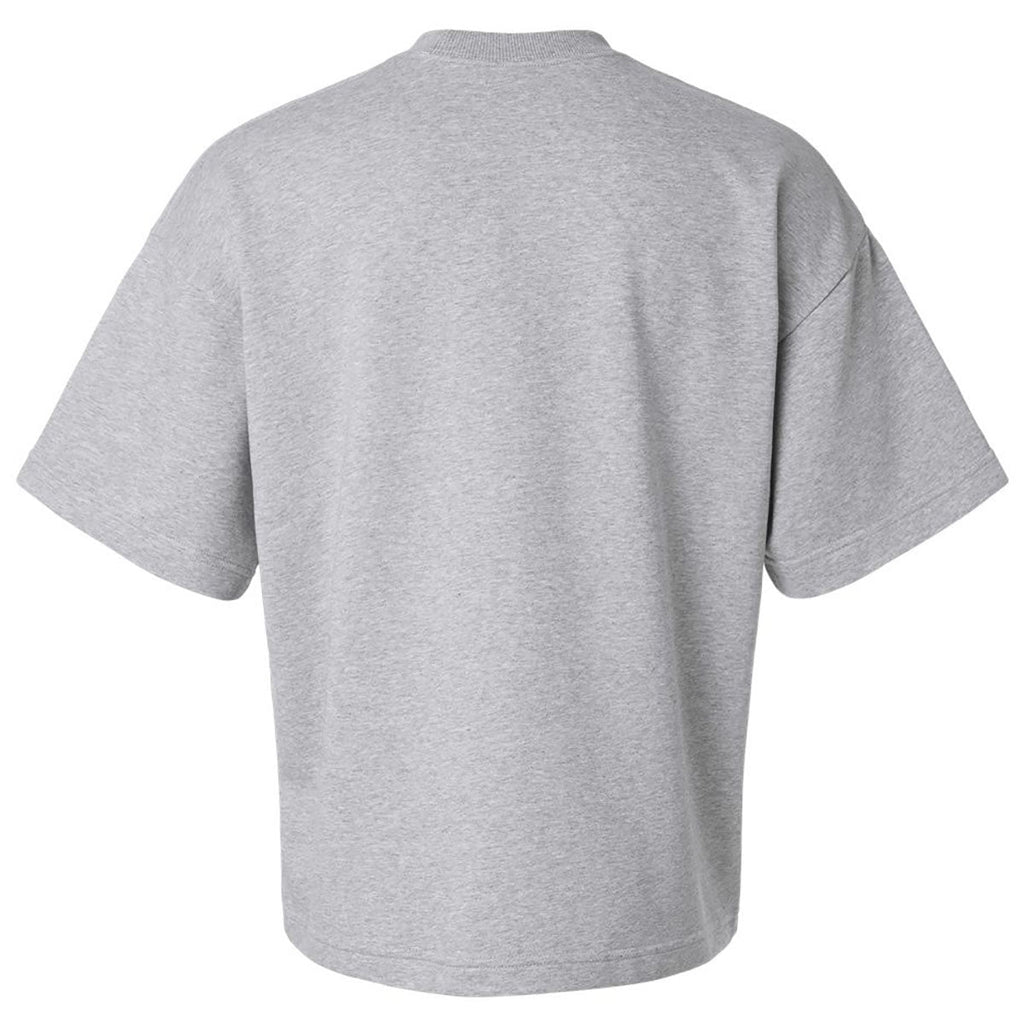 American Apparel Unisex Heather Grey French Terry Ex Crew Top