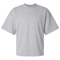 American Apparel Unisex Heather Grey French Terry Ex Crew Top