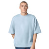 American Apparel Unisex Powder Blue French Terry Ex Crew Top