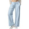 American Apparel Women's Powder Blue French Terry Wide Leg Pants