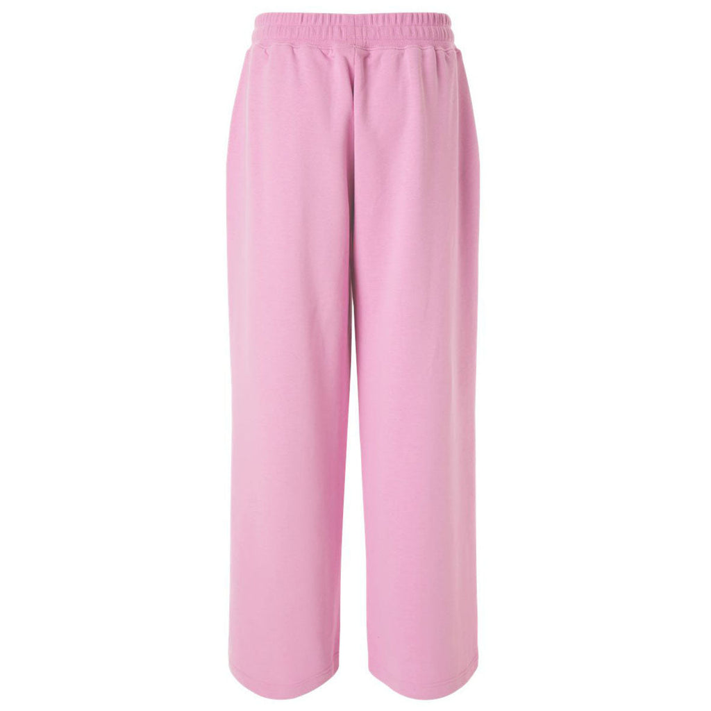 American Apparel Women's Powder Pink French Terry Wide Leg Pants