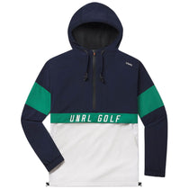 UNRL Men's Emerald Navy Golf DWR Track Jacket