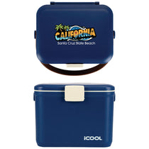 iCOOL Navy Hale 6-Can, 5.25 Qt Hard Sided Cooler