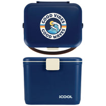 iCOOL Navy Hale 18-Can, 10.5 Qt Hard Sided Cooler