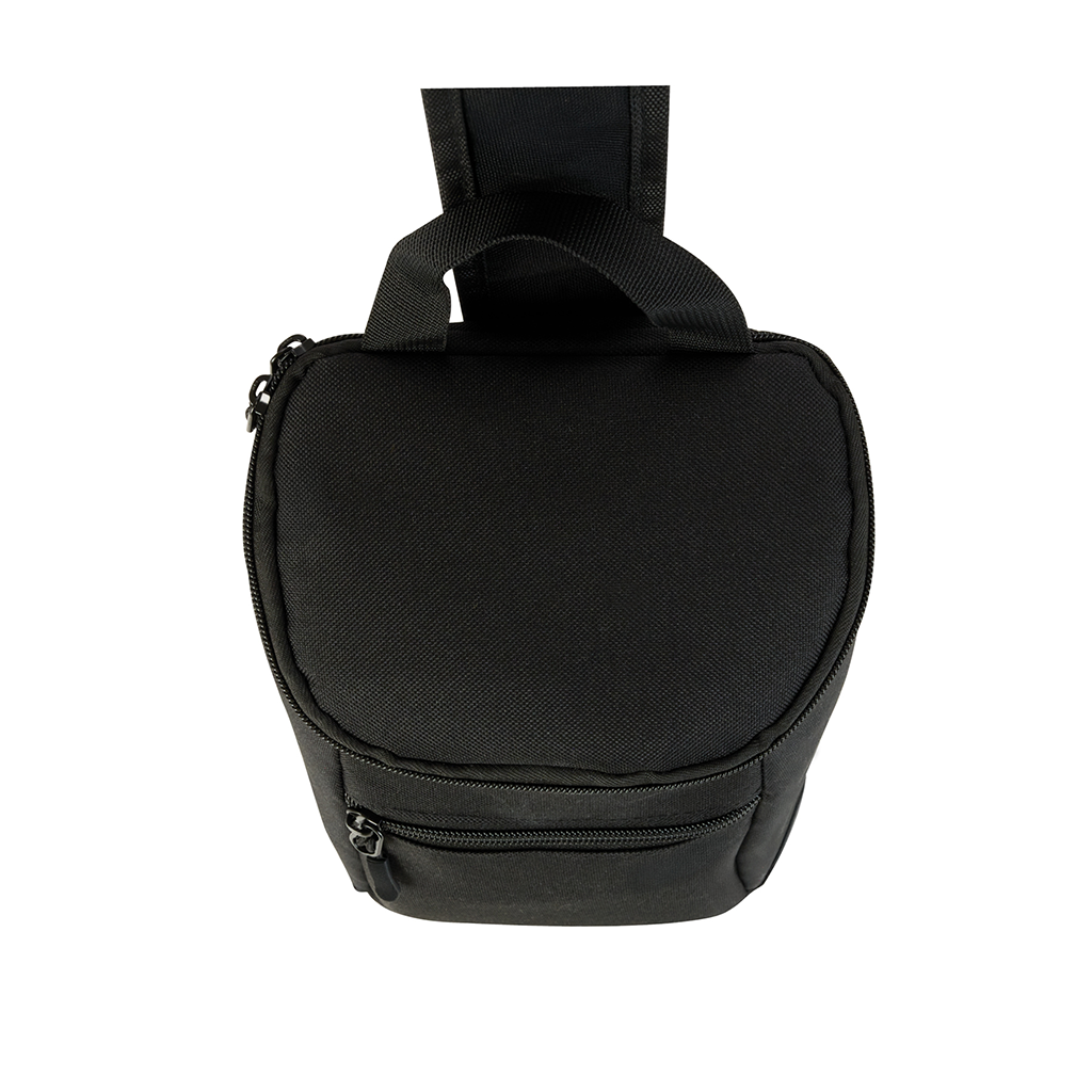 Logomark Black Arvo Repreve RPET 8-Can Sling Bag Cooler