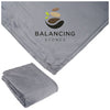 Logomark Grey Fairmont Mink Touch Blanket