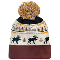 LOCALE Fairisle Moose/Brown Grand Recycled Beanie
