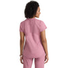 Grey's Anatomy Women's Canyon Pink Two Pocket V-Neck Define Top