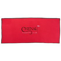 The Magnet Group Red Caddy Waffle Weave Golf Towel