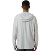 HUK Men's Harbor Mist Atoll Half-Zip Hooded Pullover