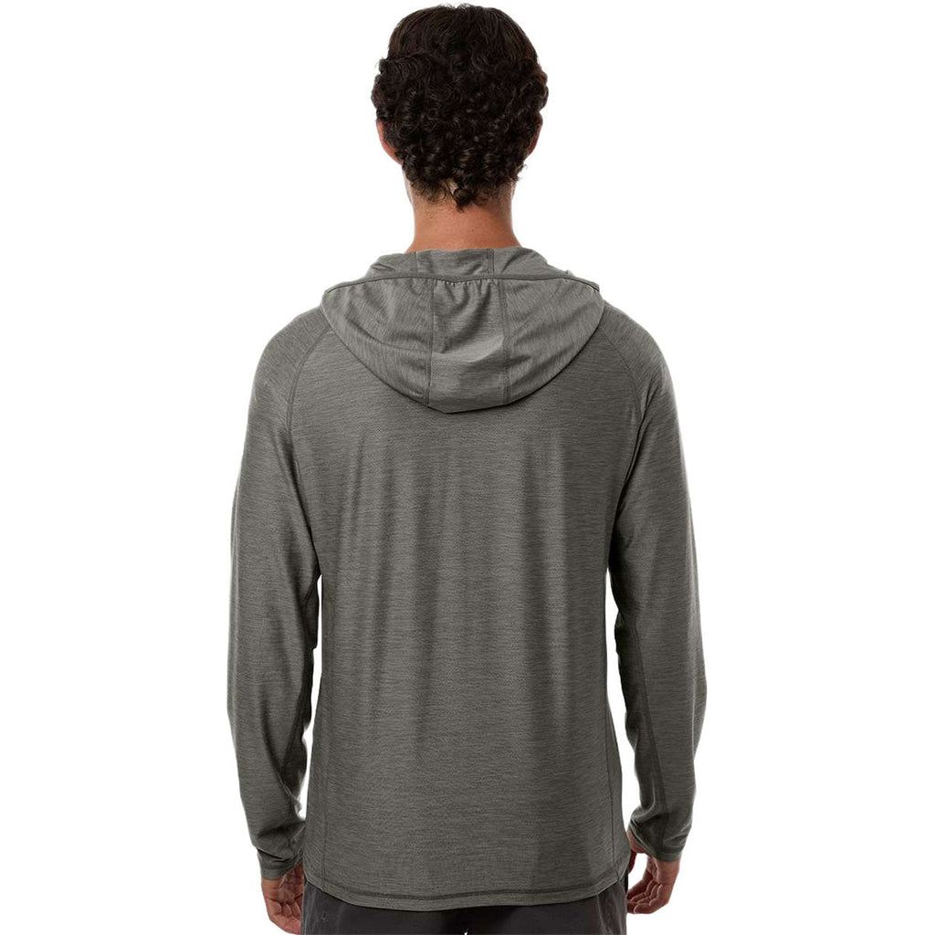 HUK Men's Moss Atoll Half-Zip Hooded Pullover
