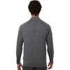HUK Men's Volcanic Ash Heather Airweight Heather Quarter-Zip Pullover