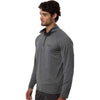 HUK Men's Volcanic Ash Heather Airweight Heather Quarter-Zip Pullover
