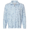 HUK Men's Sky Airweight KC Printed Quarter-Zip Pullover