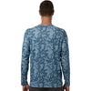 HUK Men's Titanium Blue LoPro Running Lakes Long Sleeve T-Shirt