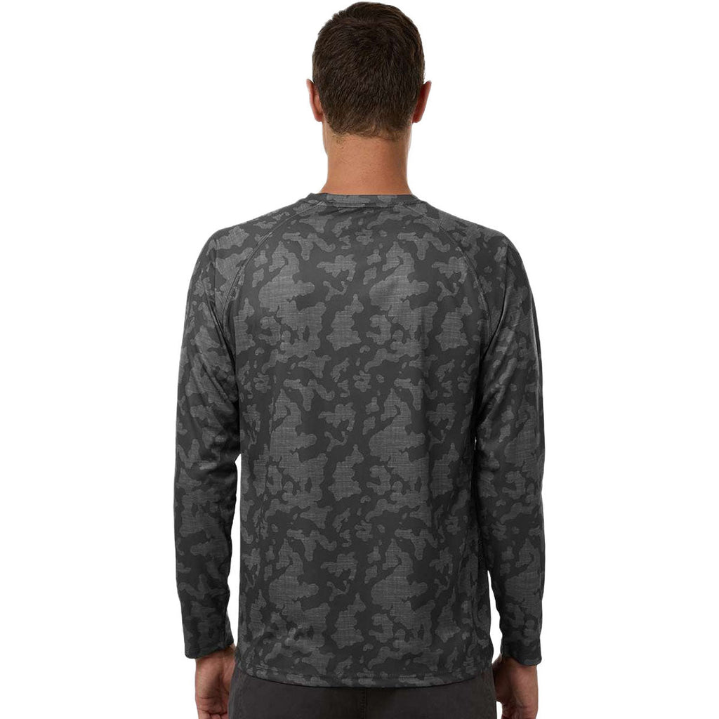 HUK Men's Volcanic Ash LoPro Running Lakes Long Sleeve T-Shirt