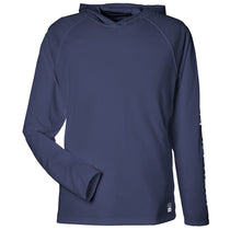 HUK Men's Naval Academy LoPro Pursuit Long Sleeve Hooded T-Shirt