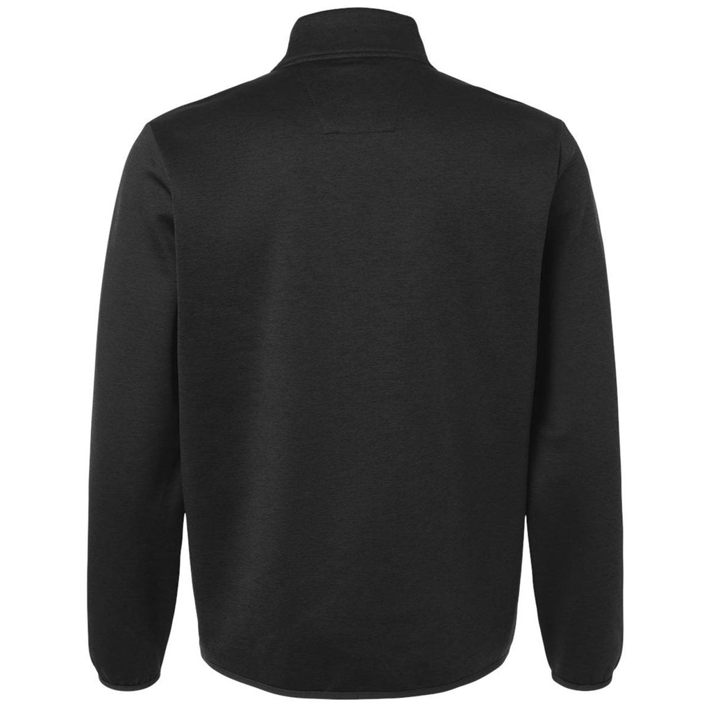 HUK Men's Heather Black Cold Front Quarter-Zip