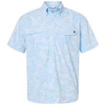 HUK Men's Coastal Drift Tidepoint Printed Short Sleeve Shirt