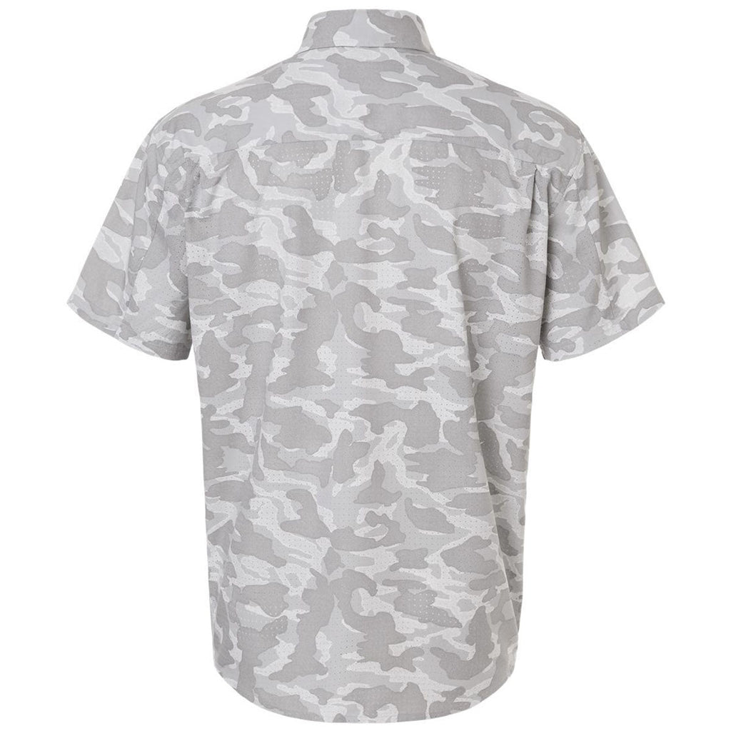 HUK Men's Seagull Tidepoint Printed Short Sleeve Shirt