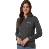 HUK Women's Volcanic Ash Heather Coldfront+ Quarter Zip Pullover