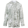HUK Youth Seagrass Pursuit Mossy Oak Printed Hooded Long Sleeve T-Shirt