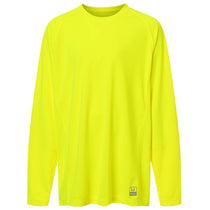 HUK Youth Neon Yellow Pursuit Long Sleeve T-Shirt