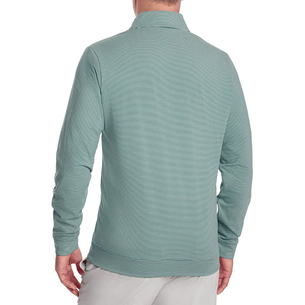 Holderness & Bourne Men's Deep Teal & White The Sherwood Pullover
